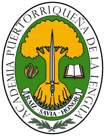 Emblema de la Academia Puertorriqueña de la Lengua Española